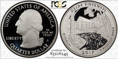 2017-S 25C Ozark NP PR70DCAM