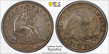 1855 50C Arrows AU50