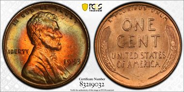 1953 1C MS65RB