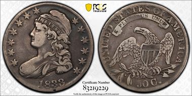 1833 50C VF25