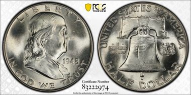 1948 50C MS66+ FBL