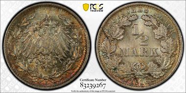 1916-F 1/2 Mk J-16 MS67