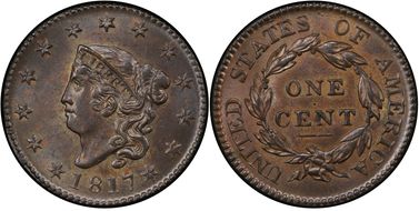 1817 1C N-10 MS65BN