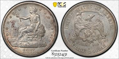 1875-S T$1 MS61