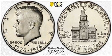 1976-S 50C Clad PR70DCAM