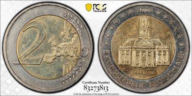 2009-F € 2 Saarland MS62