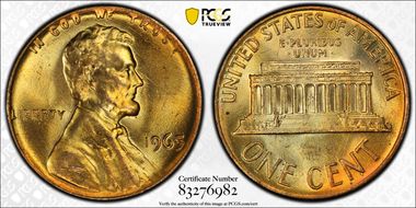 1965 1C MS66RD