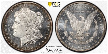 1898-S $1 MS63DMPL