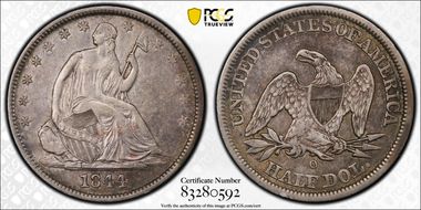 1844-O 50C WB-20 Large O XF40