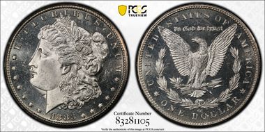 1883-CC $1 MS64PL