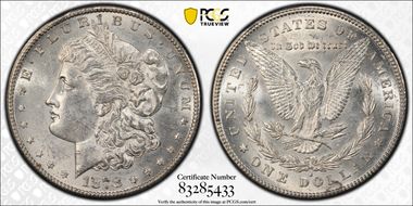 1878-S $1 AU58