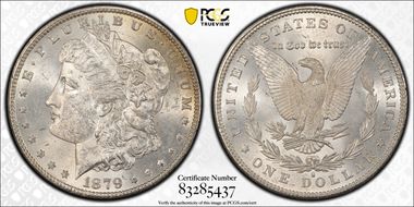 1879-S $1 MS62