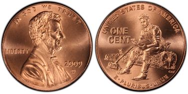 2009-D 1C Lincoln-Formative Years MS67RD