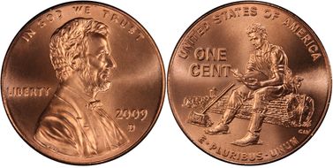 2009-D 1C Lincoln-Formative Years MS67RD