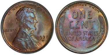 1937-D 1C MS66BN