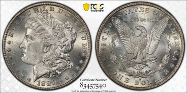 1887-S $1 MS64