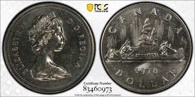 1978 $1 Voyageur MS66