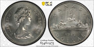 1979 $1 Voyageur MS65