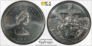 1984 $1 Cartier MS67