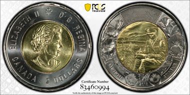 2015 $2 In Flanders Field MS66