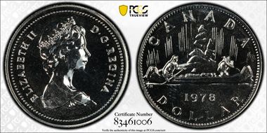 1978 $1 Voyageur DDR PL66