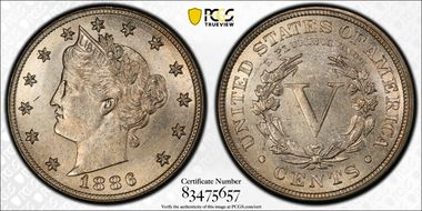 1886 5C MS64