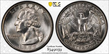 1993-D 25C MS67+