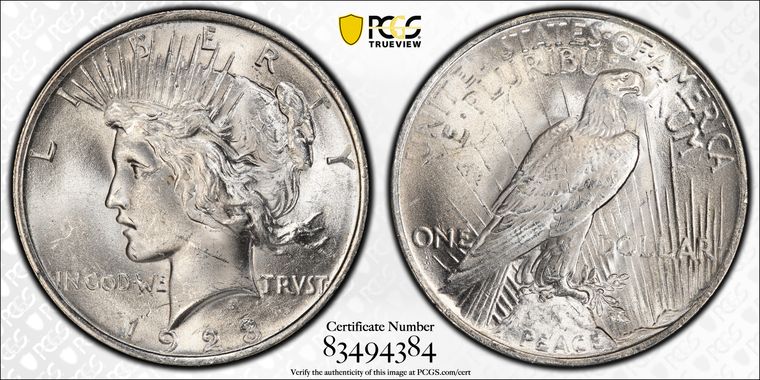 Cert 83494384 - Coin Image