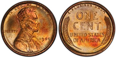 1909 1C Lincoln PR66+ RD