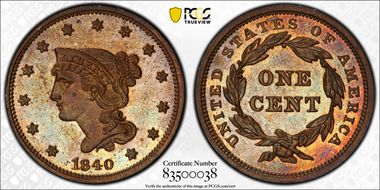 1840 1C Small/Large 18 PR64RB