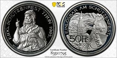 1995 HF 50 Fr Thun Haberling-49a PR69DCAM