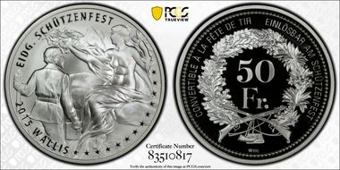 2015 50 Fr Wallis Haberling-93a PR69DCAM