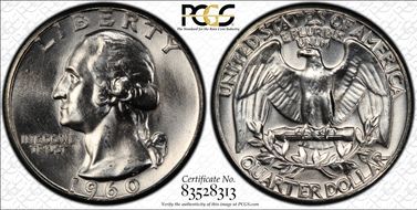 1960 25C Type B Reverse, FS-901 MS66