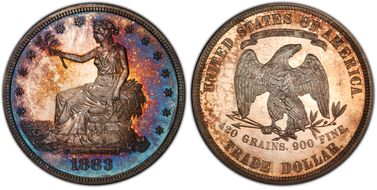 1883 T$1 Trade PR67