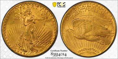 1909-S/S $20 RPM FS-501 MS64