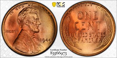 1944 1C MS67+ RD