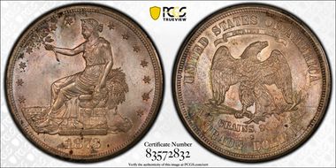 1873-S T$1 Trade MS64