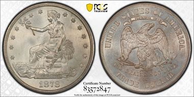 1878-CC T$1 Trade MS63