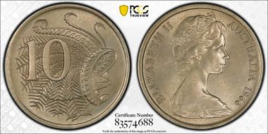 1966(L) 10C MS65