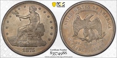 1875-CC T$1 MS61