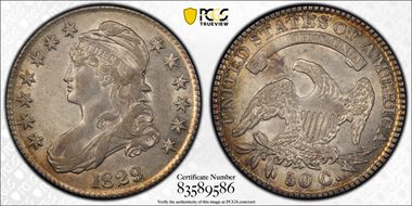 1829 50C AU53