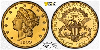 1903 $20 PR64