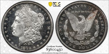 1879-S $1 MS65PL