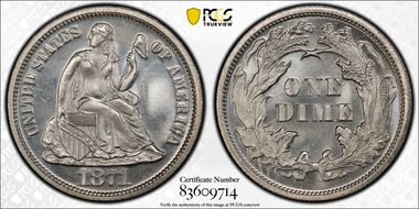 1871 10C MS66+
