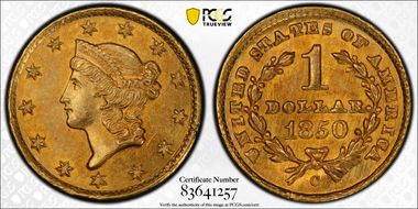 1850-C G$1 MS62