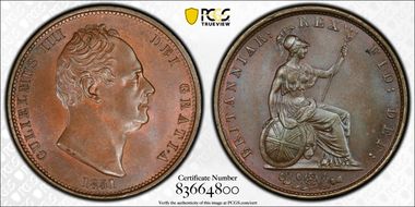 1831 1/2D S-3847 MS65+ BN