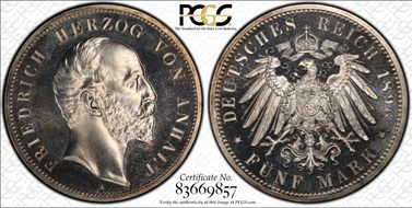 1896-A 5 Mk J-21 PR66