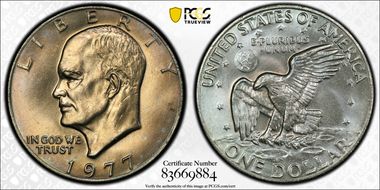1977 $1 MS65+