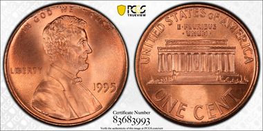 1995 1C MS68RD