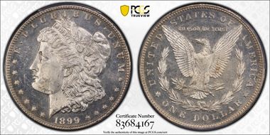 1899 $1 MS64DMPL